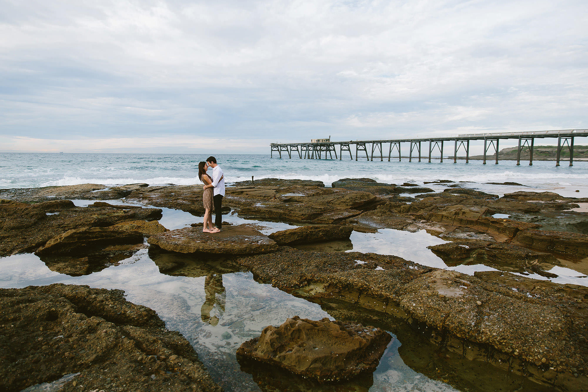 catherine hill bay engagement photography
