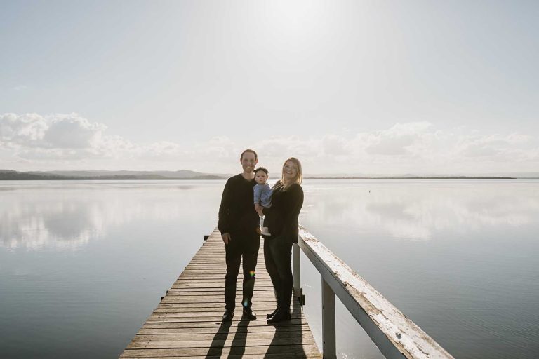 Family Photo Session at Long Jetty on the Central Coast